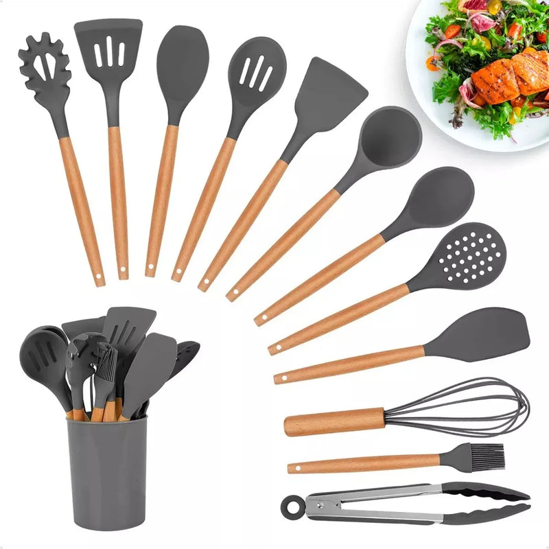 Kit 12 Peças Colher para Cozinha