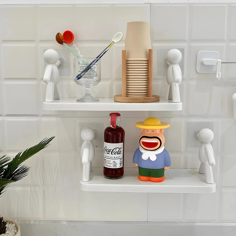 Boneco Organizador de banheiro